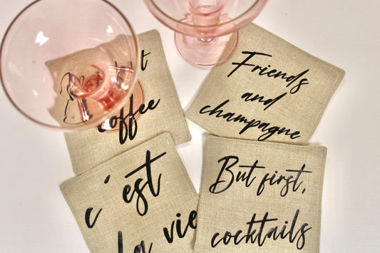 Coasters Frases Chic