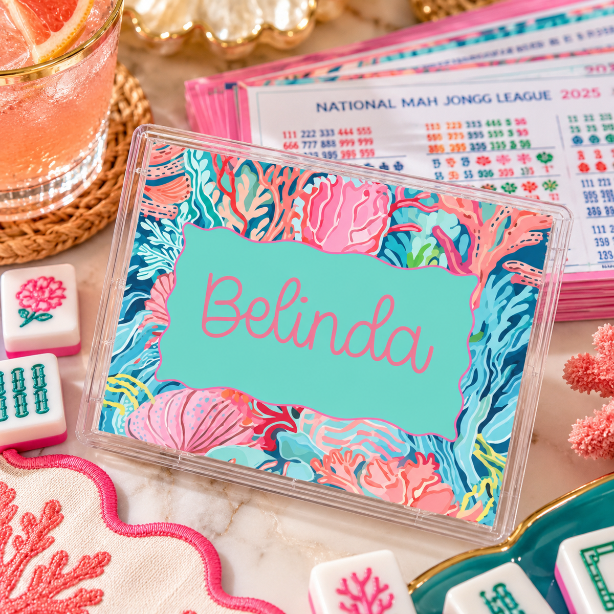 Personalized Mahjong Card Cover -1