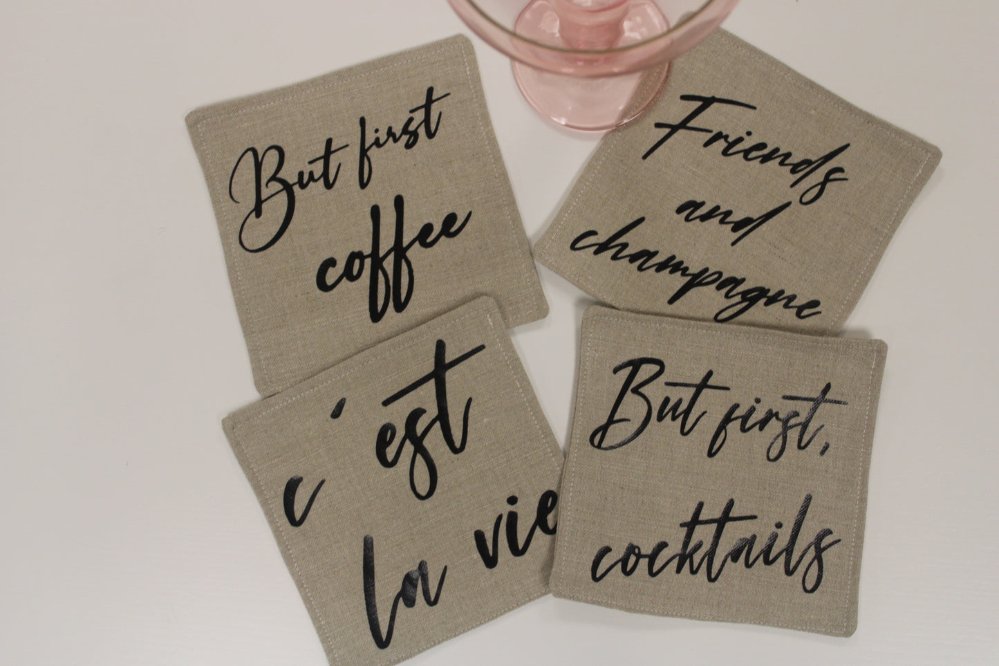 Coasters Frases Chic