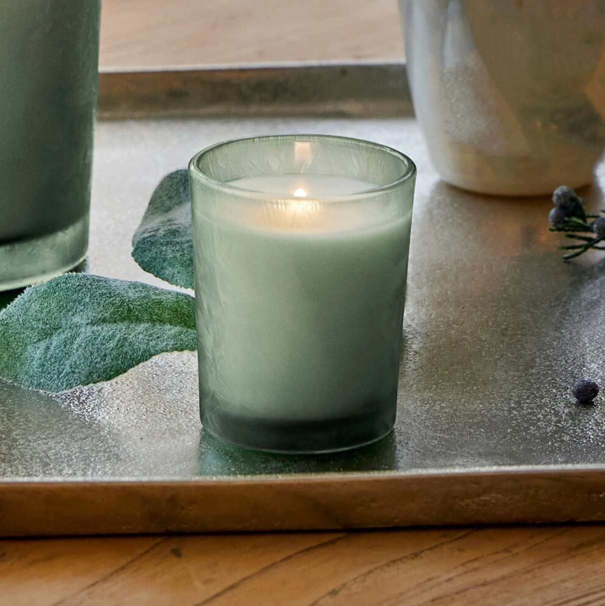 Highland Frost Boxed Votive Candle