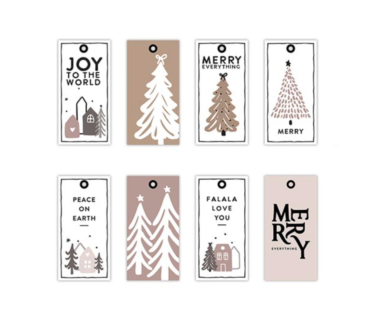 Gift Tag Book - Christmas Village
