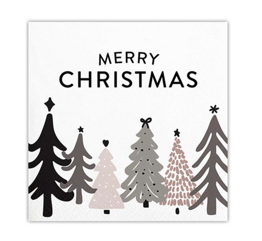 Cocktail Napkin - Merry Christmas