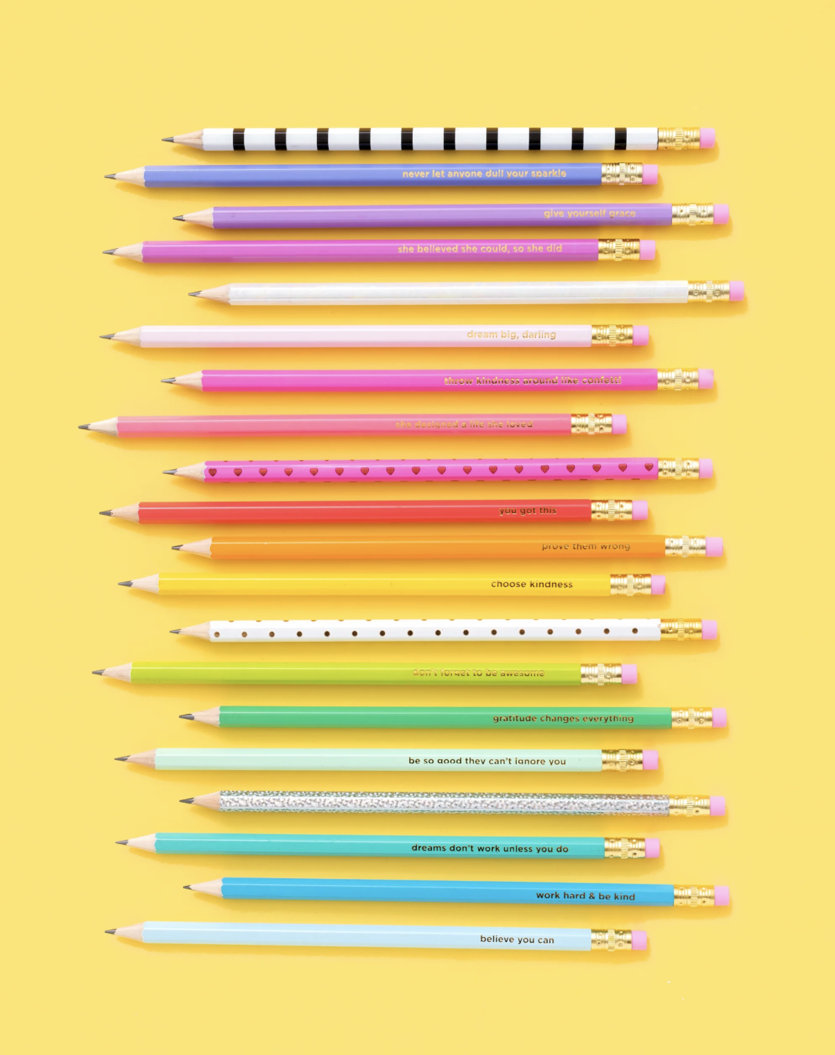 Motivational Pencil Set