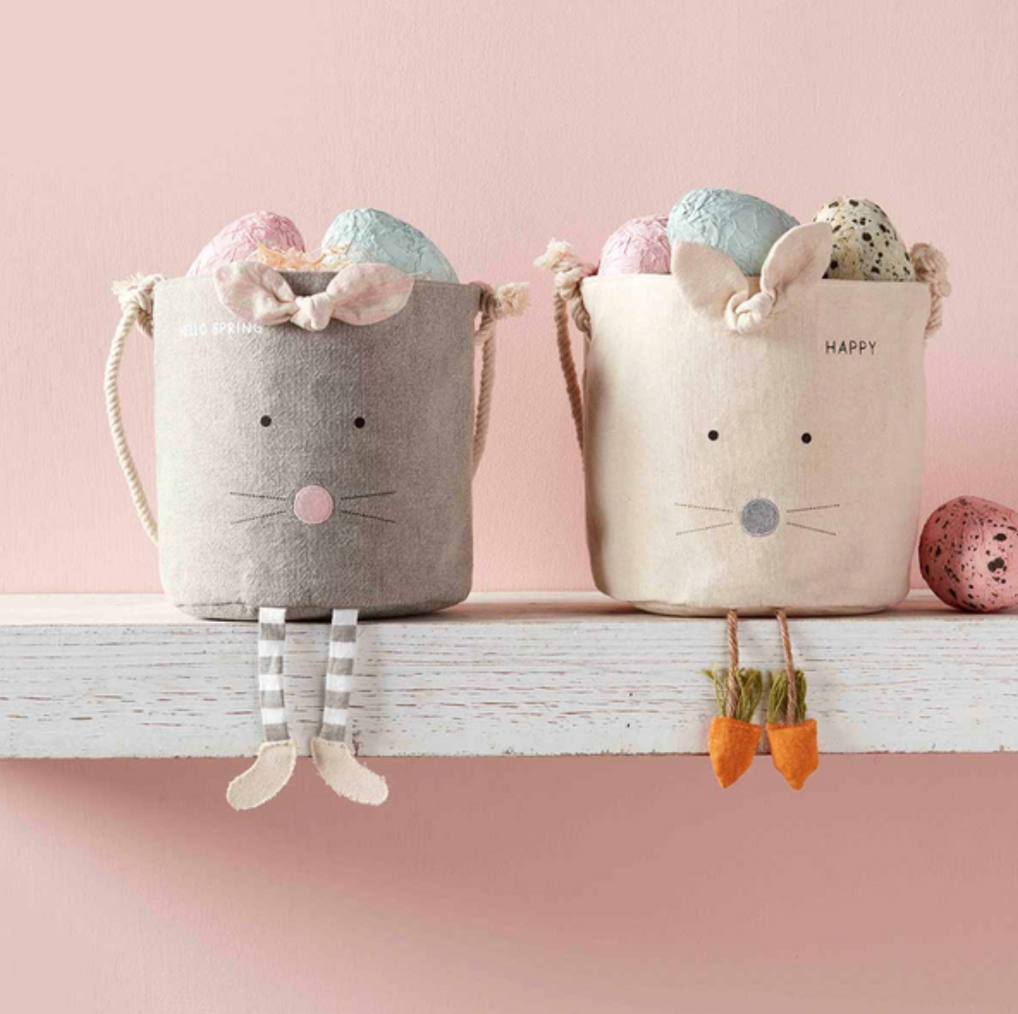 EASTER BUNNY BASKET - Natural