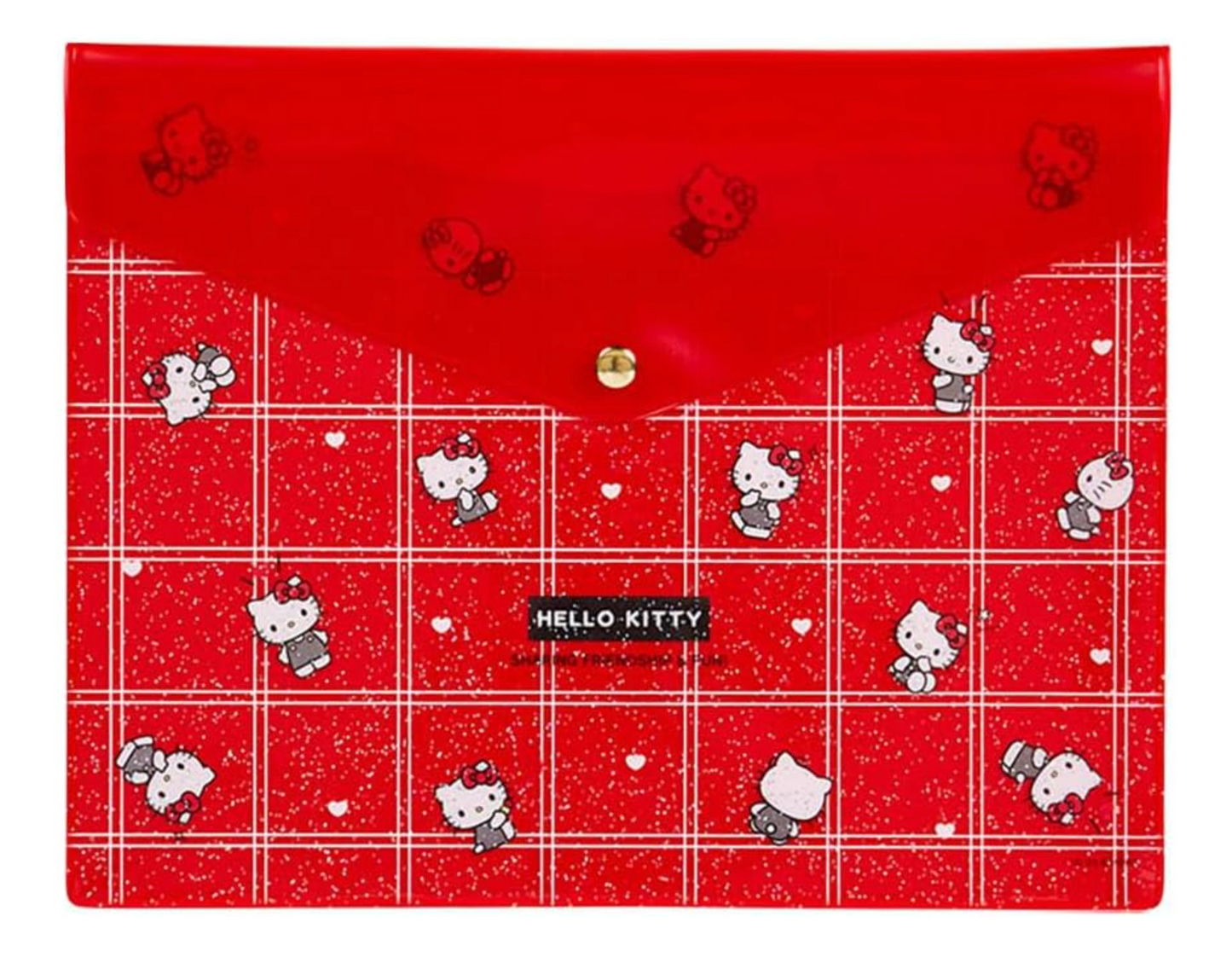 Clear Flat Case Hello Kitty