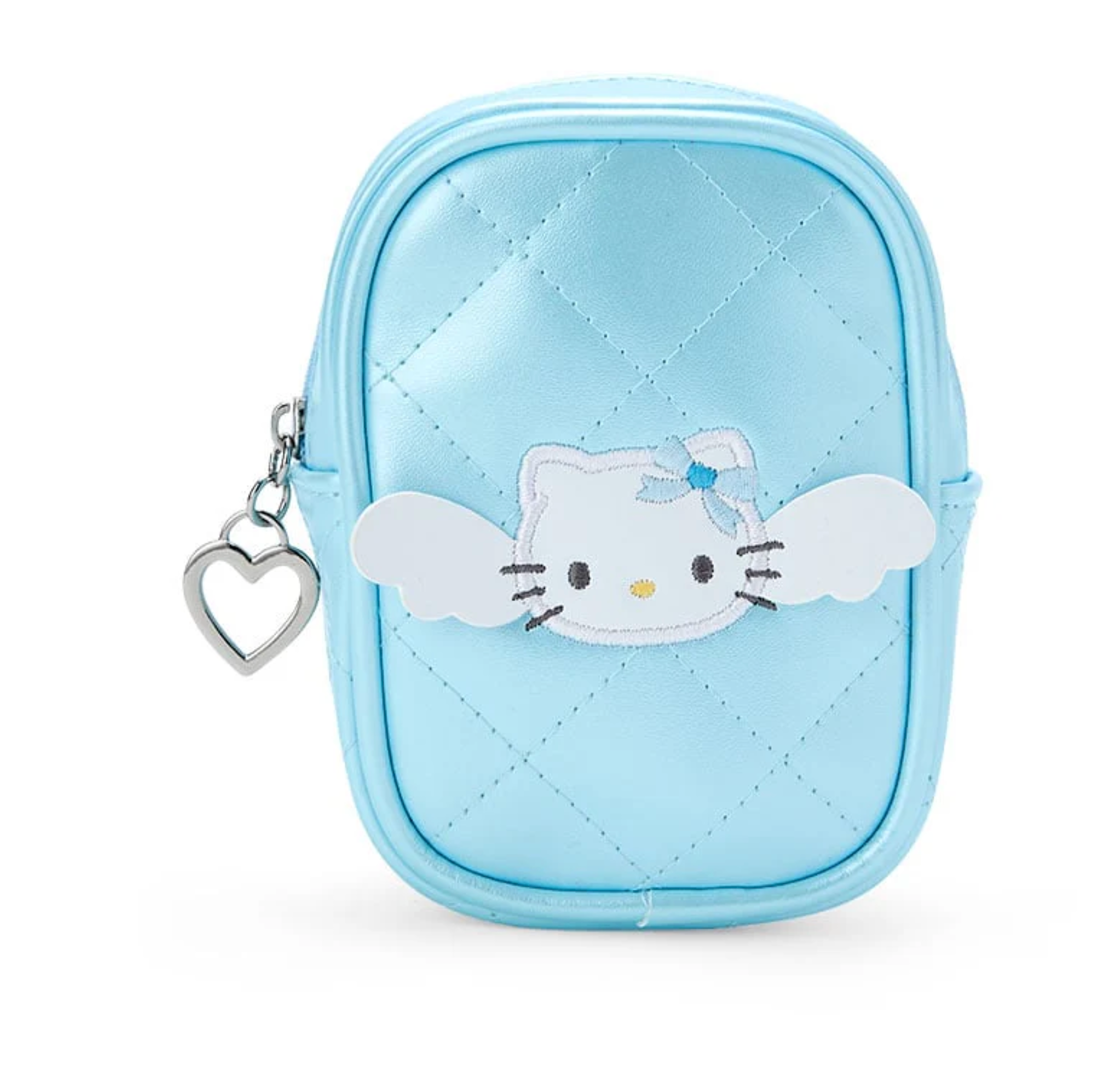 Hello Kitty Quilted Mini Zipper Pouch