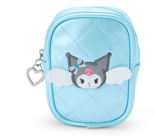 Kuromi Quilted Mini Zipper Pouch
