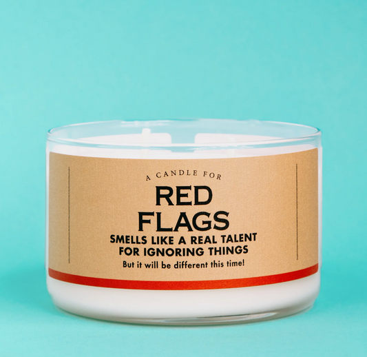 A CANDLE FOR RED FLAGS Regular price