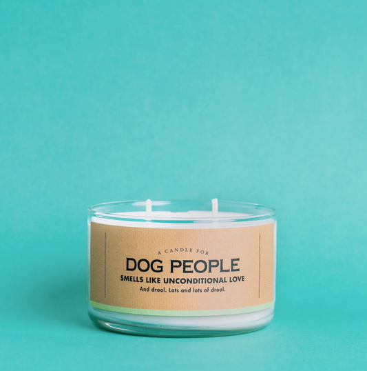 A CANDLE FOR DOG PEOPLE
