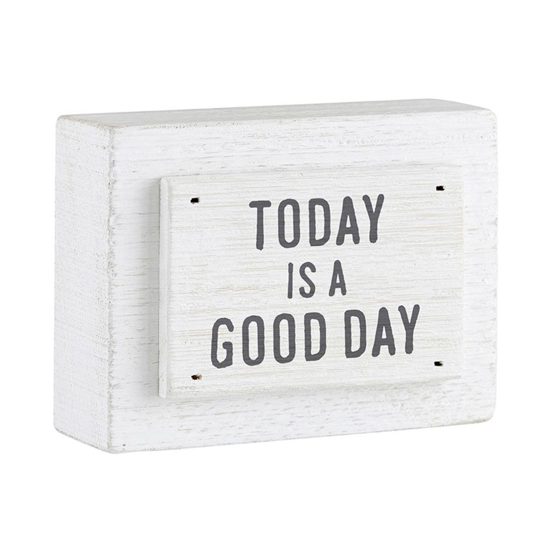 Good Day -Wood Block