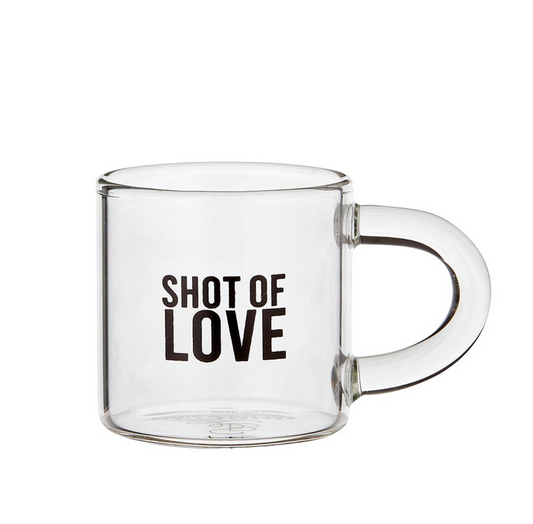 Shot of Love Glass Espresso Cup