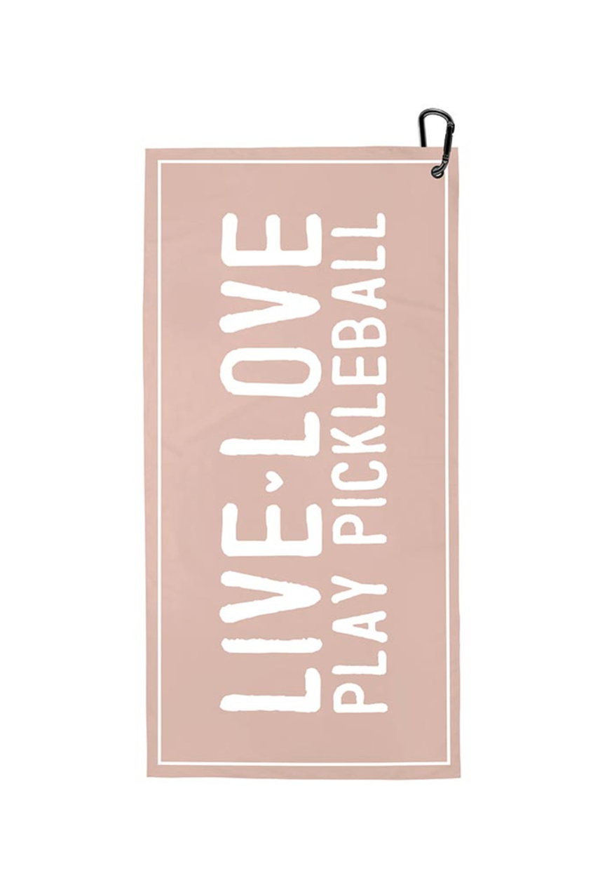 Live Love Play Pickleball Sport Towel