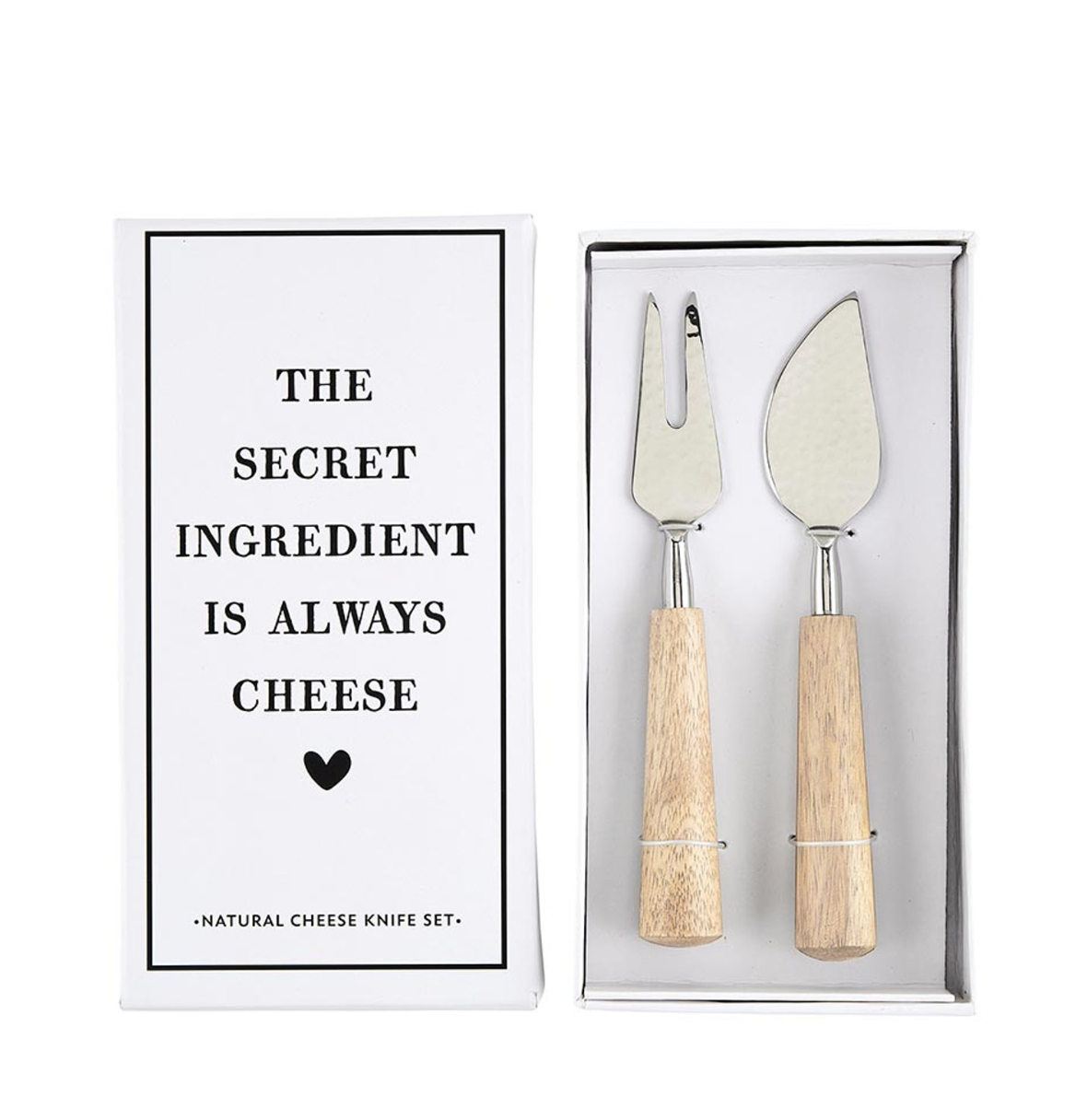 Secret Ingredient Cheese Knives - Set of 2