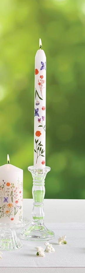 Table Decor Unscented Taper Candles