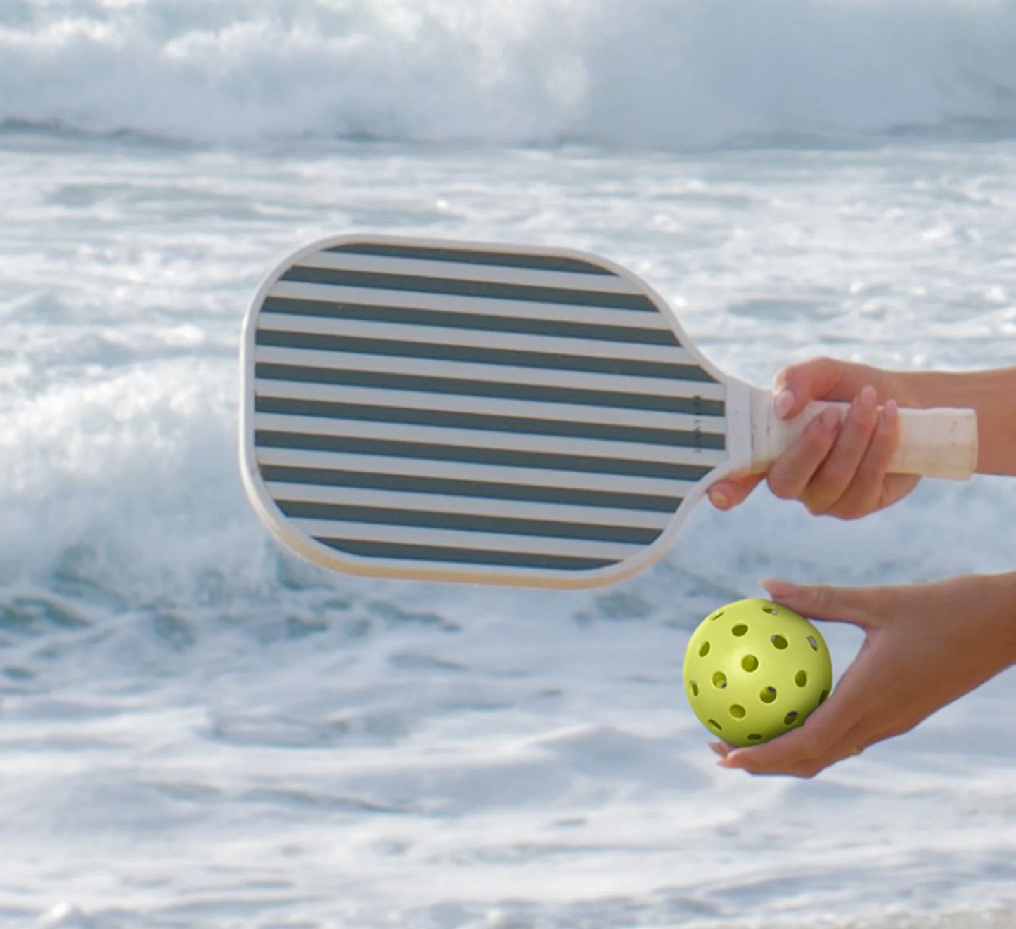 Wooden Pickle Ball Set
