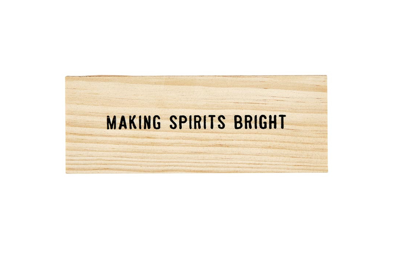 Holiday Wine Charms in Wood Box - Spirits Bright - Set of 6