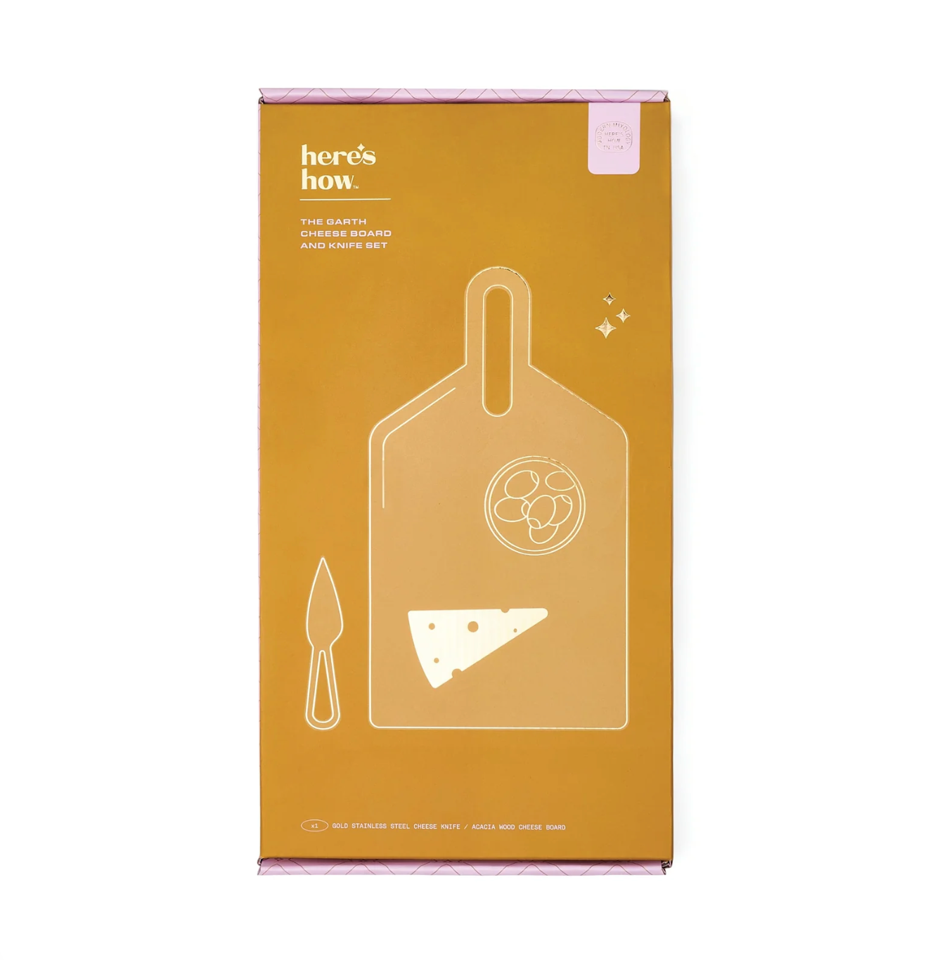 The Garth Cheese Board and Knife Set