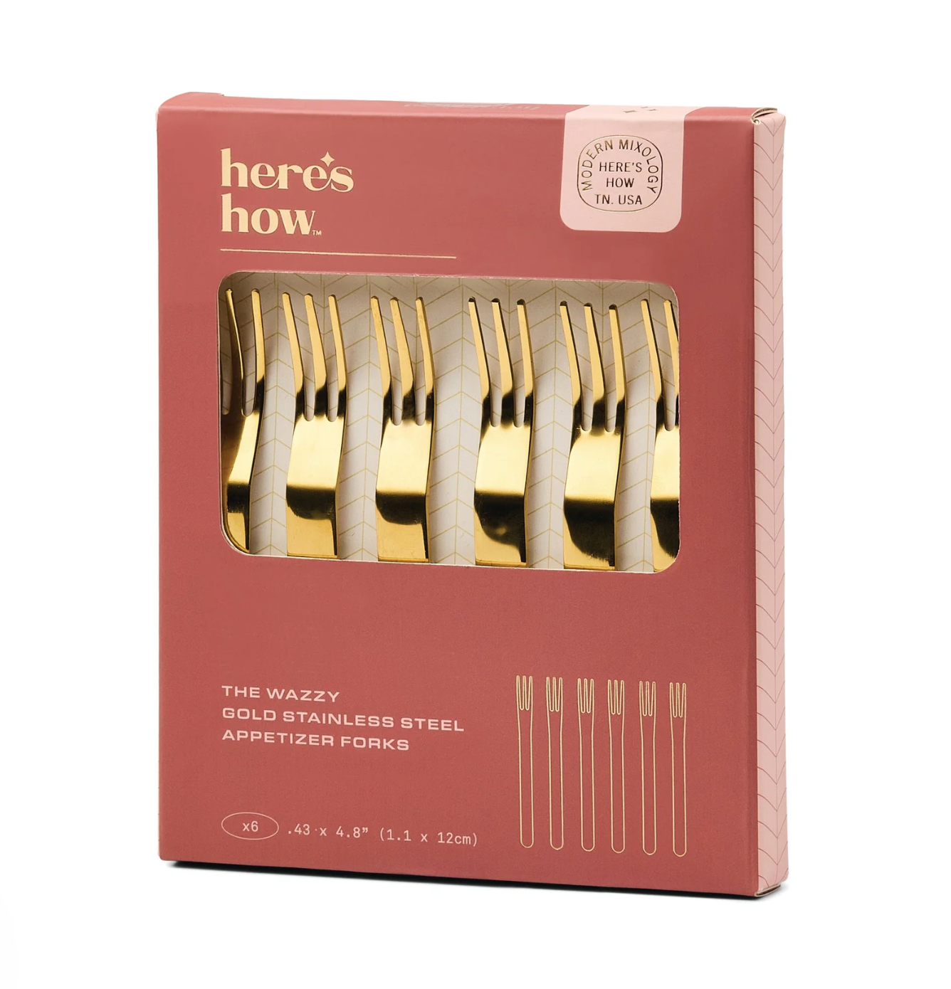 The Wazzy Appetizer Forks