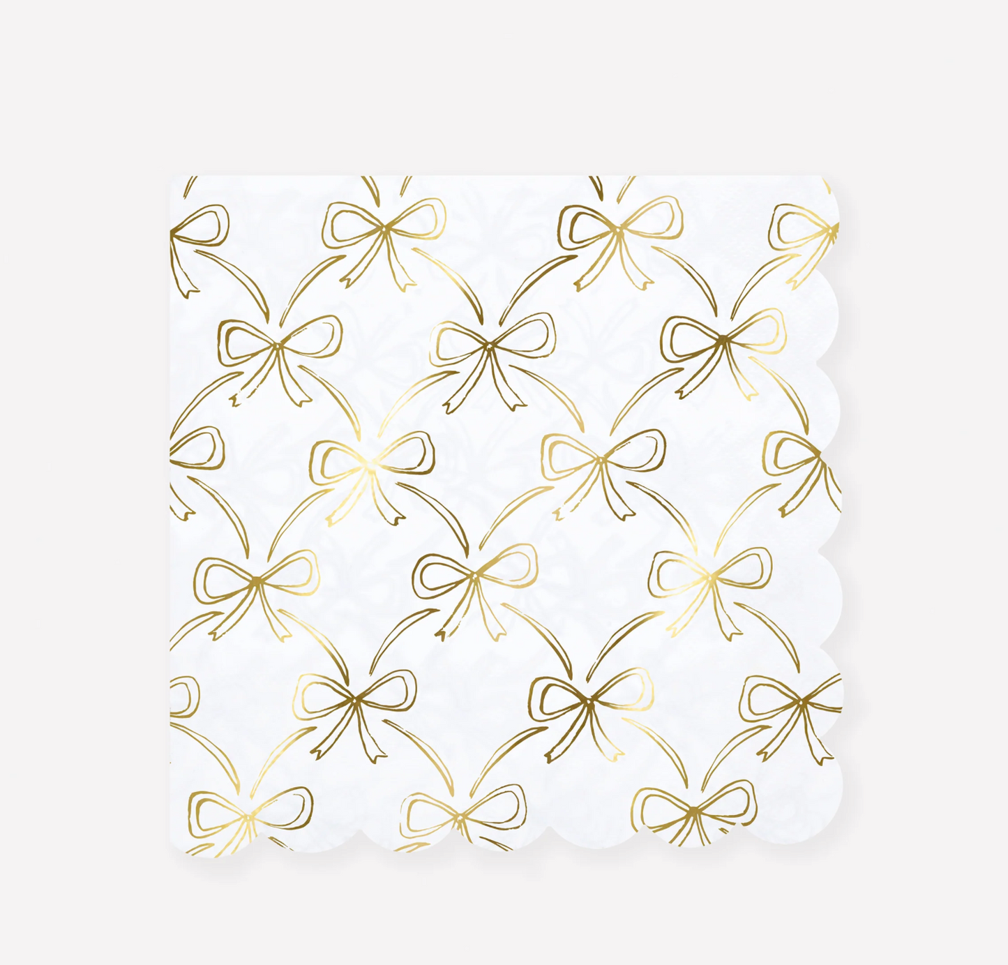 Gold Bow Large Napkins