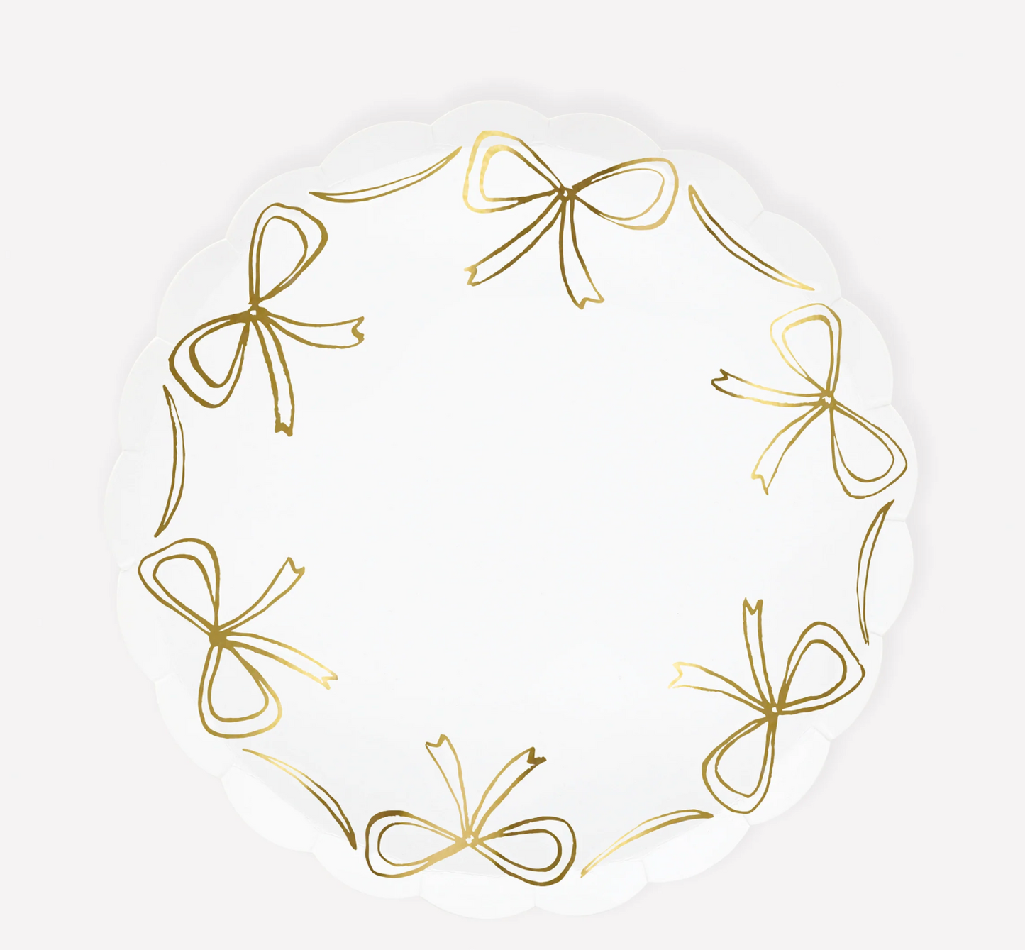 Gold Bow Side Plates