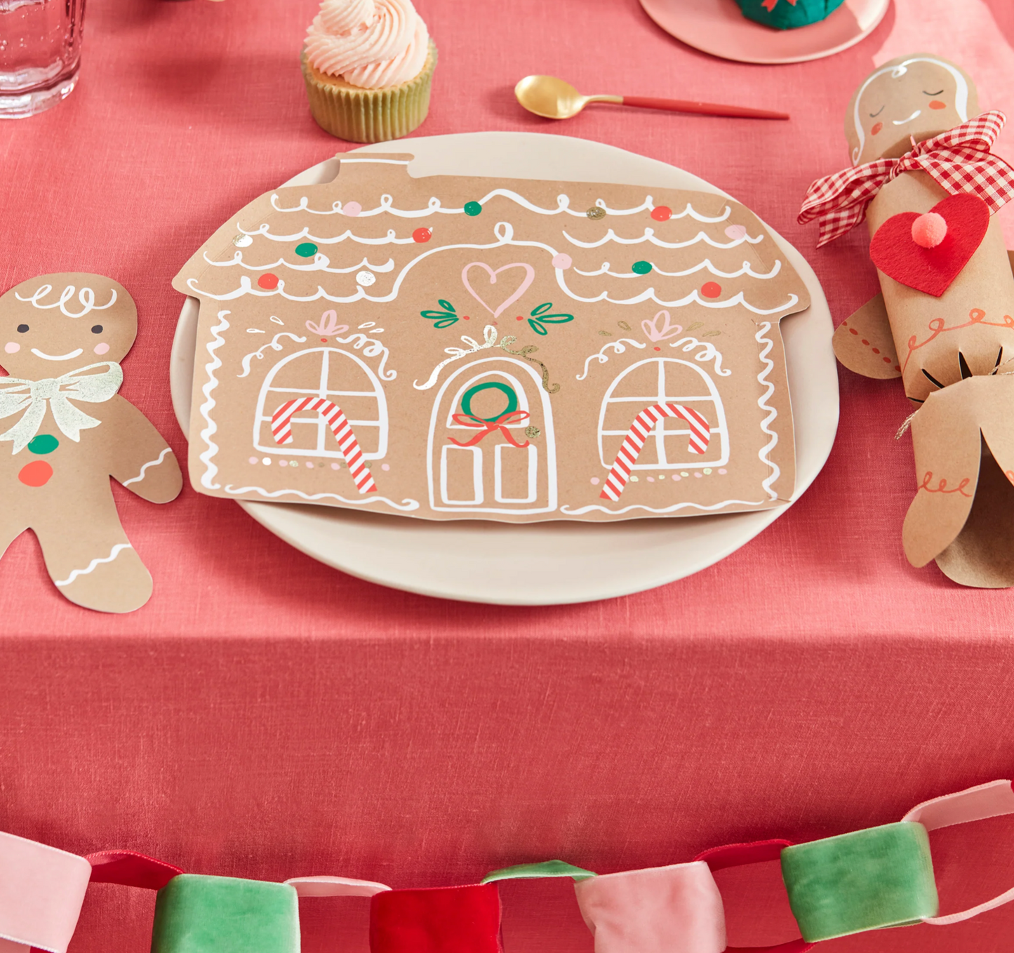 Gingerbread House Plates