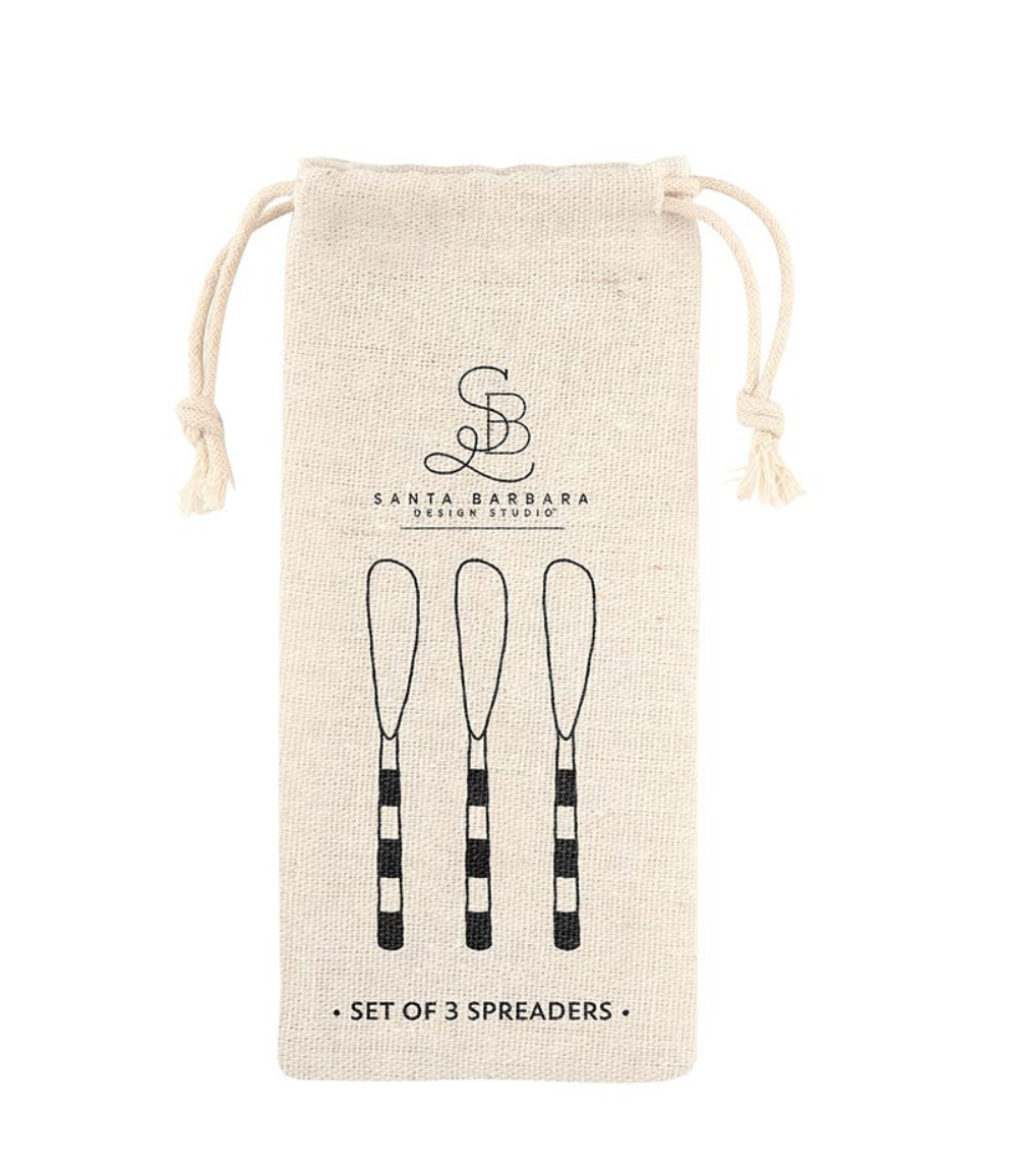 Striped Spreaders - Set of 3