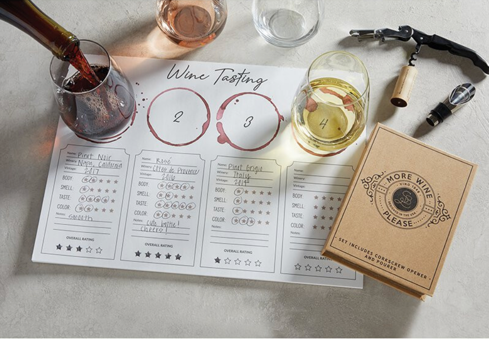 Wine Tasting Placemat