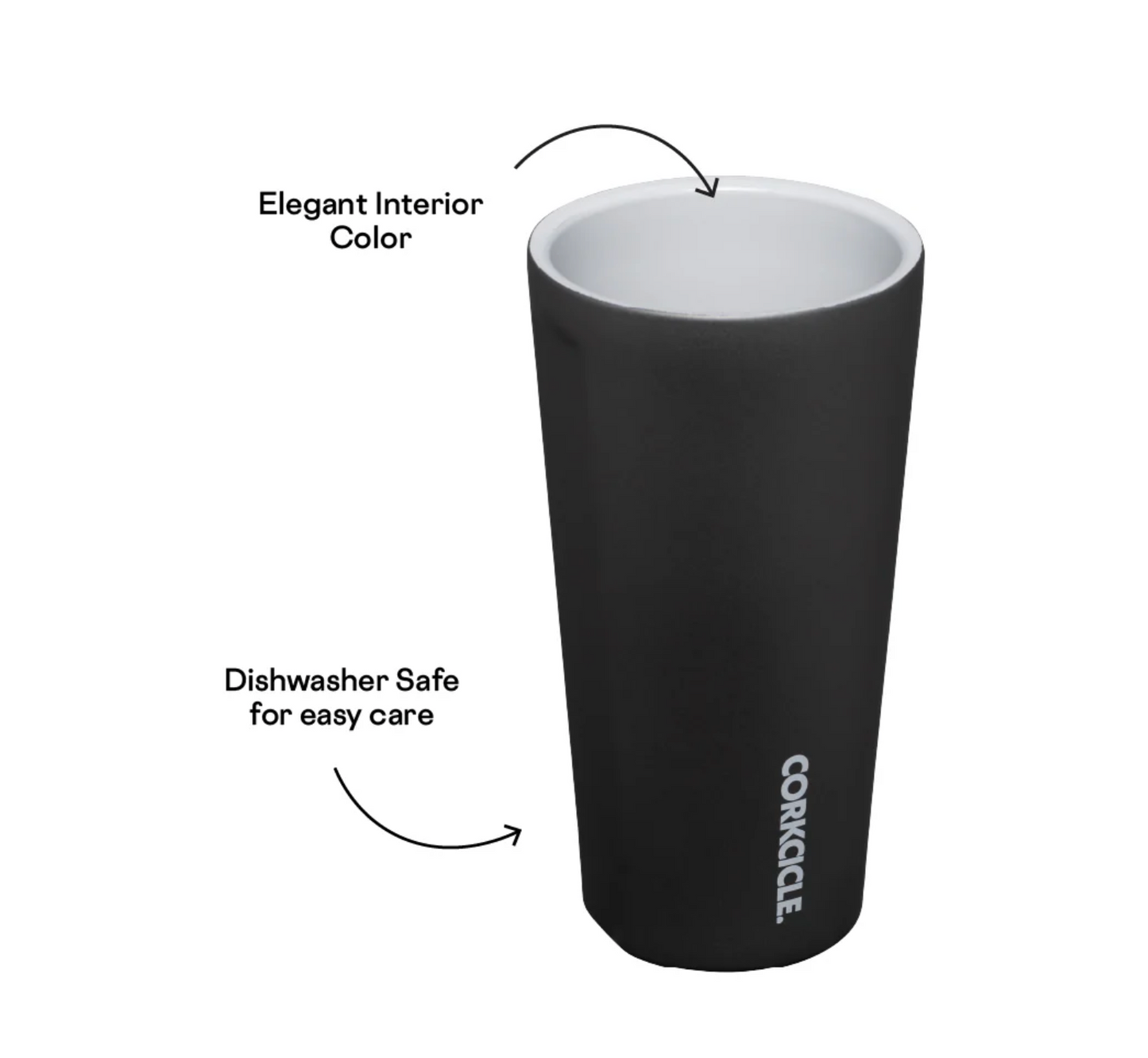 TUMBLER - 16OZ Ceramic Slate / Grey