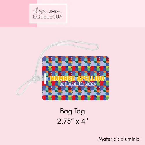Large Bag Tag Aluminio