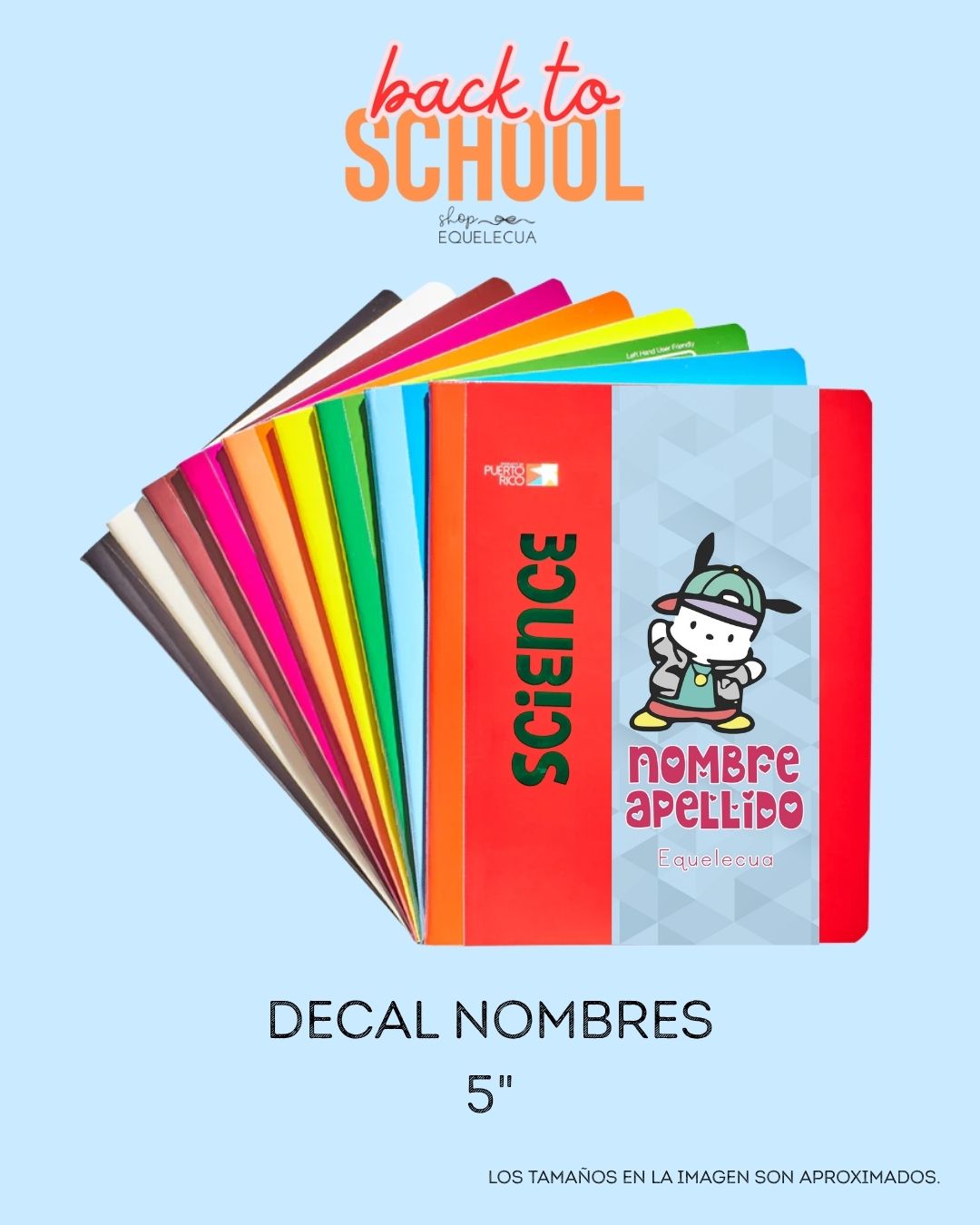 Decal Personalizado de Asignaturas