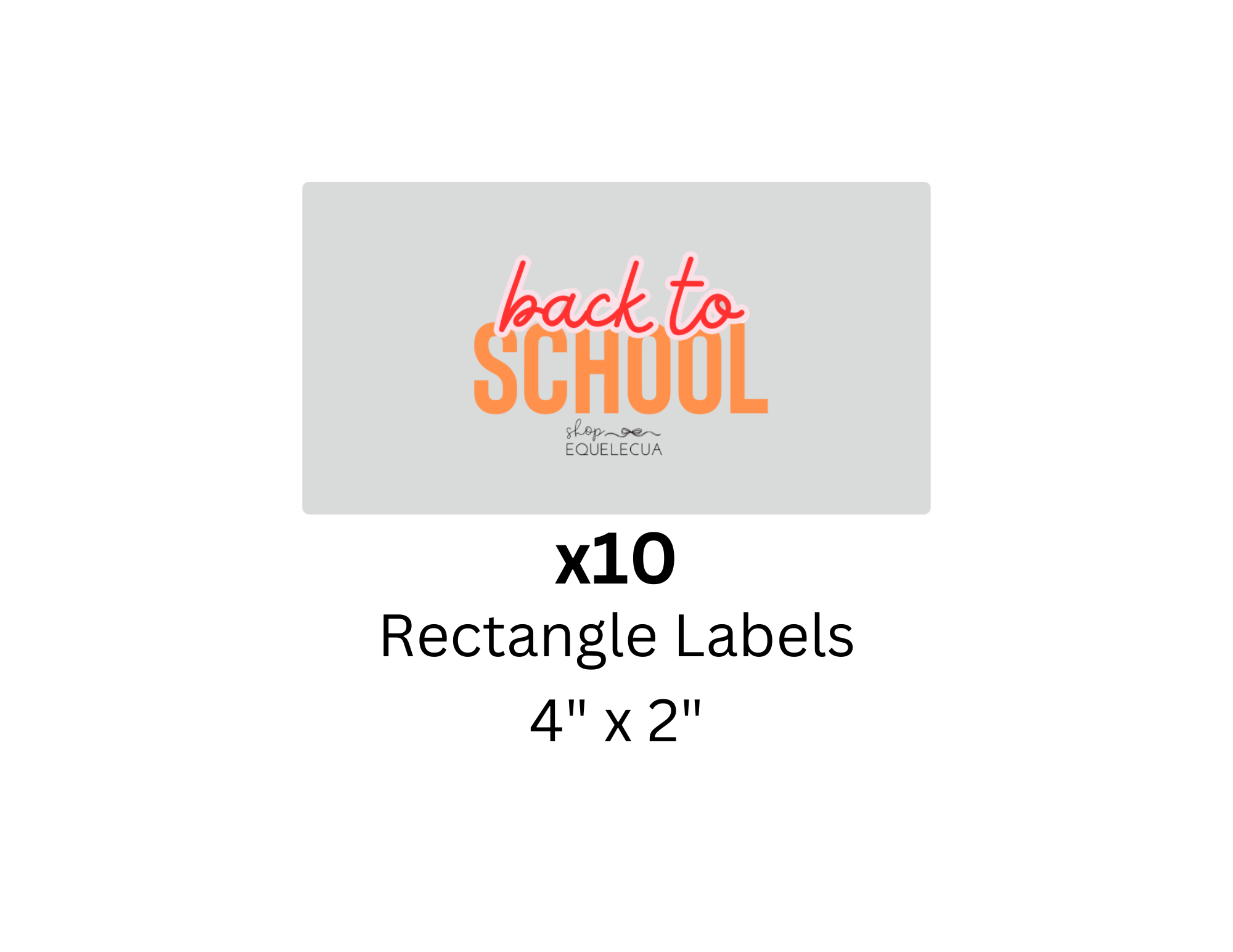 Simple Rectangle Label – shopequelecua