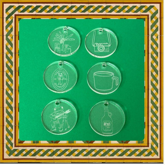 Típico Set Wine Charms