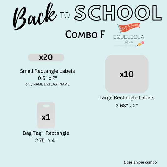 Back to School Combo F