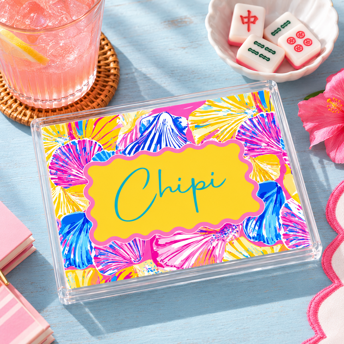 Personalized Mahjong Card Cover -3