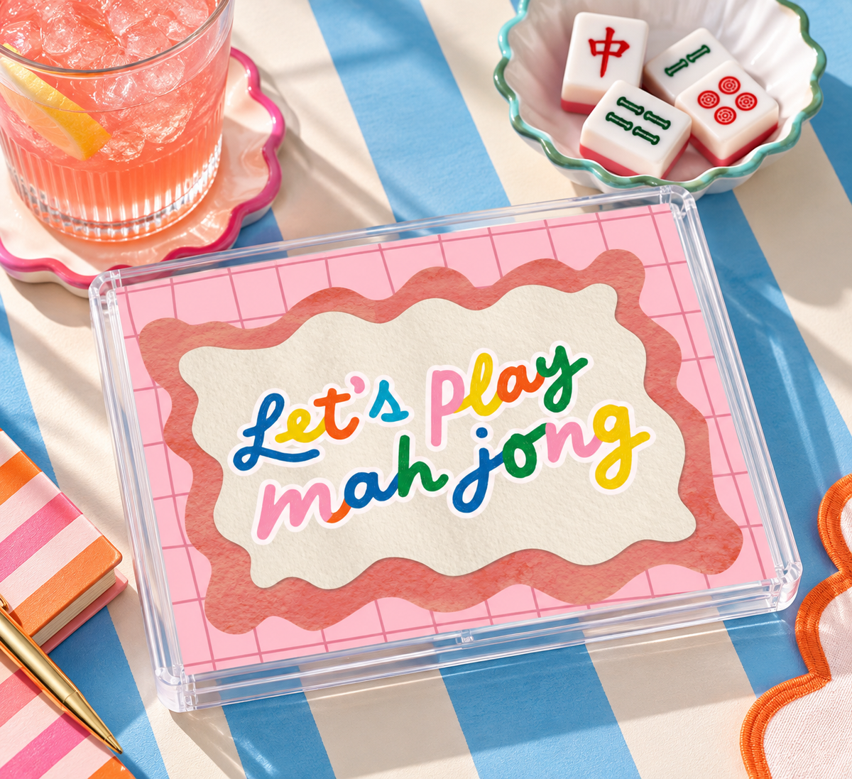 Personalized Mahjong Card Cover -6