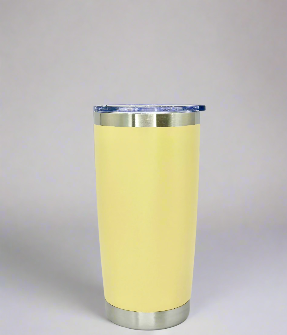 Tumbler 20oz Pastel Yellow