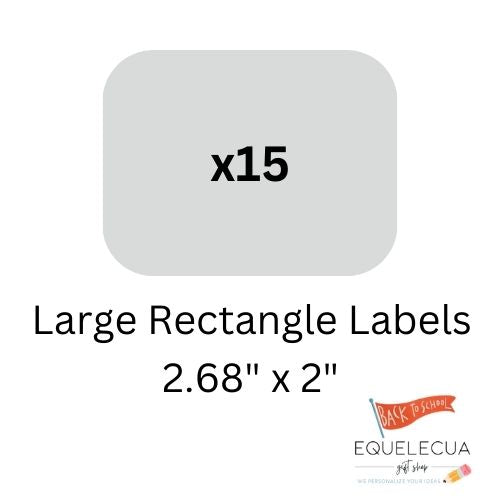 Simple Large Rectangle Label