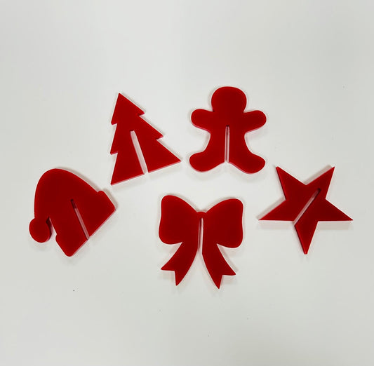 Christmas Drink Markers Set