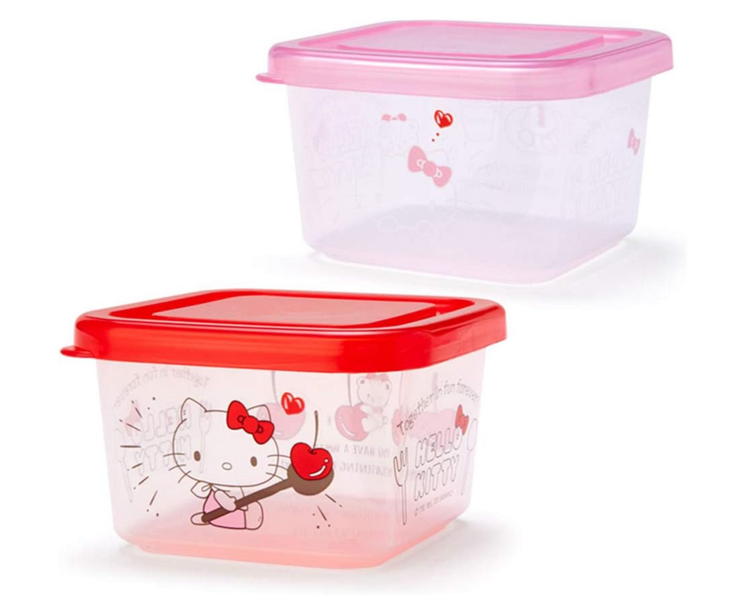 Hello Kitty Mini Food Container (Set of 2)