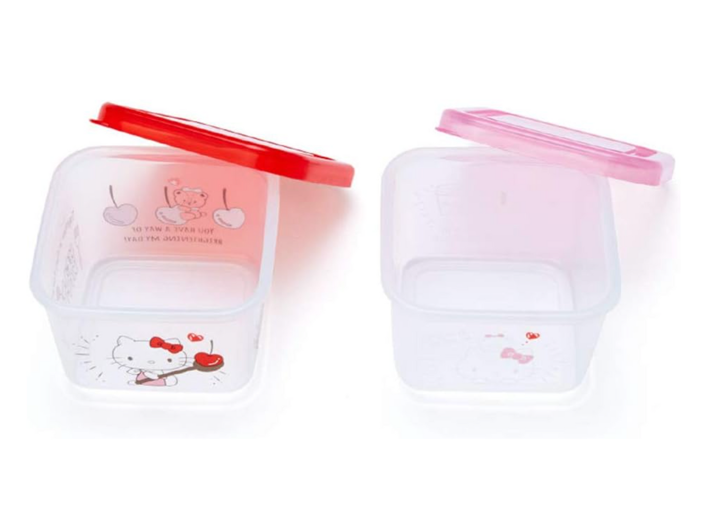 Hello Kitty Mini Food Container (Set of 2)