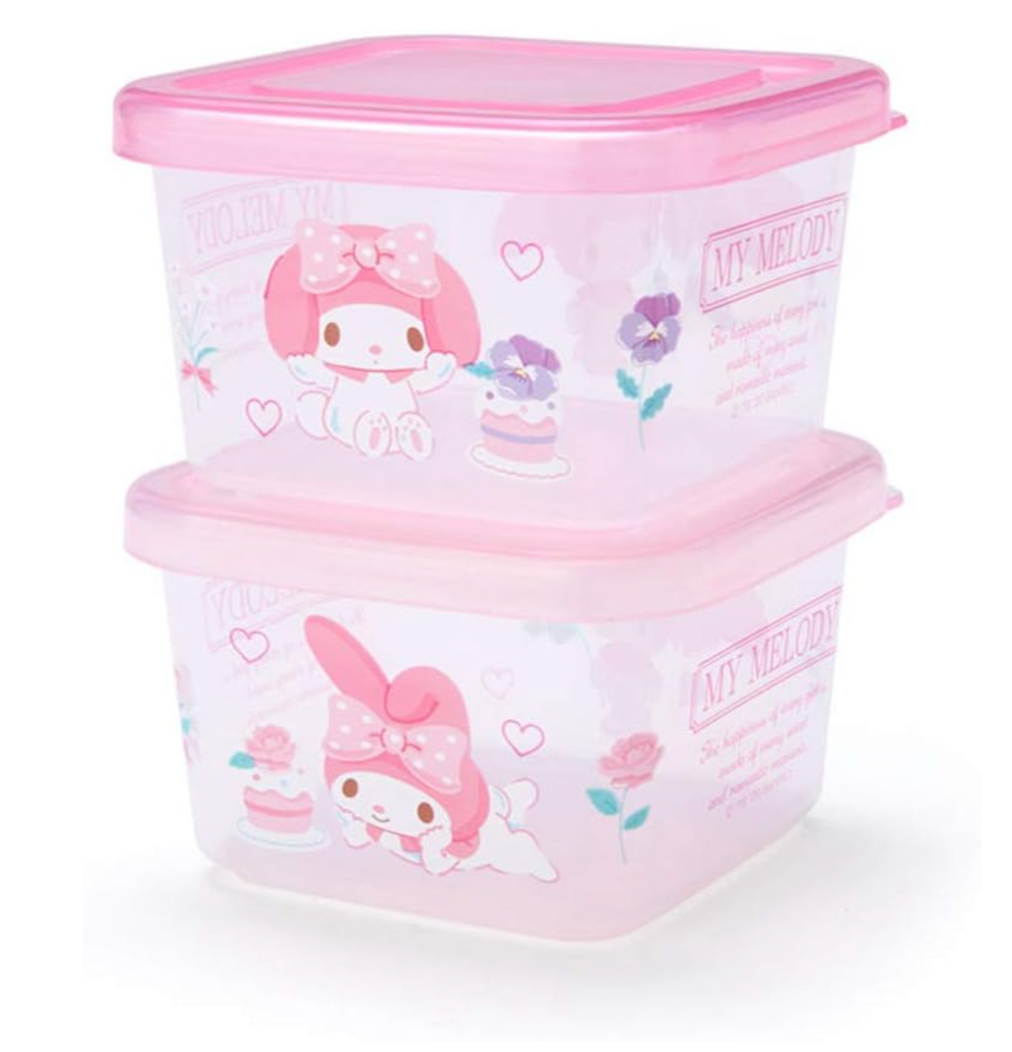 My Melody Mini Food Container (Set of 2)