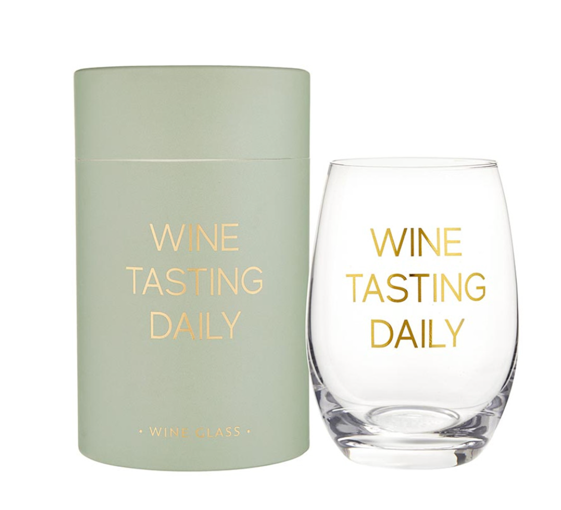 Stemless Wine Glass - Wine Tasting Daily