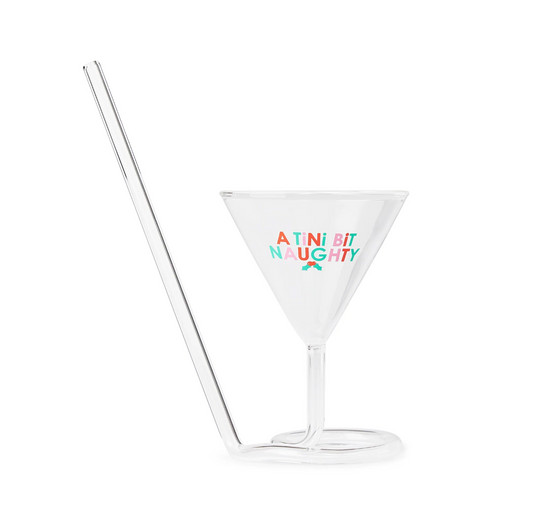 TINI BIT NAUGHTY MARTINI GLASS SIPPER