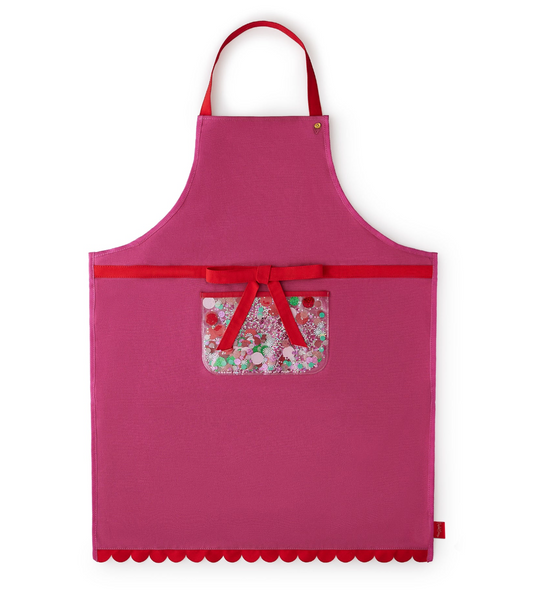 HOLIDAY SPIRIT PINK CONFETTI APRON