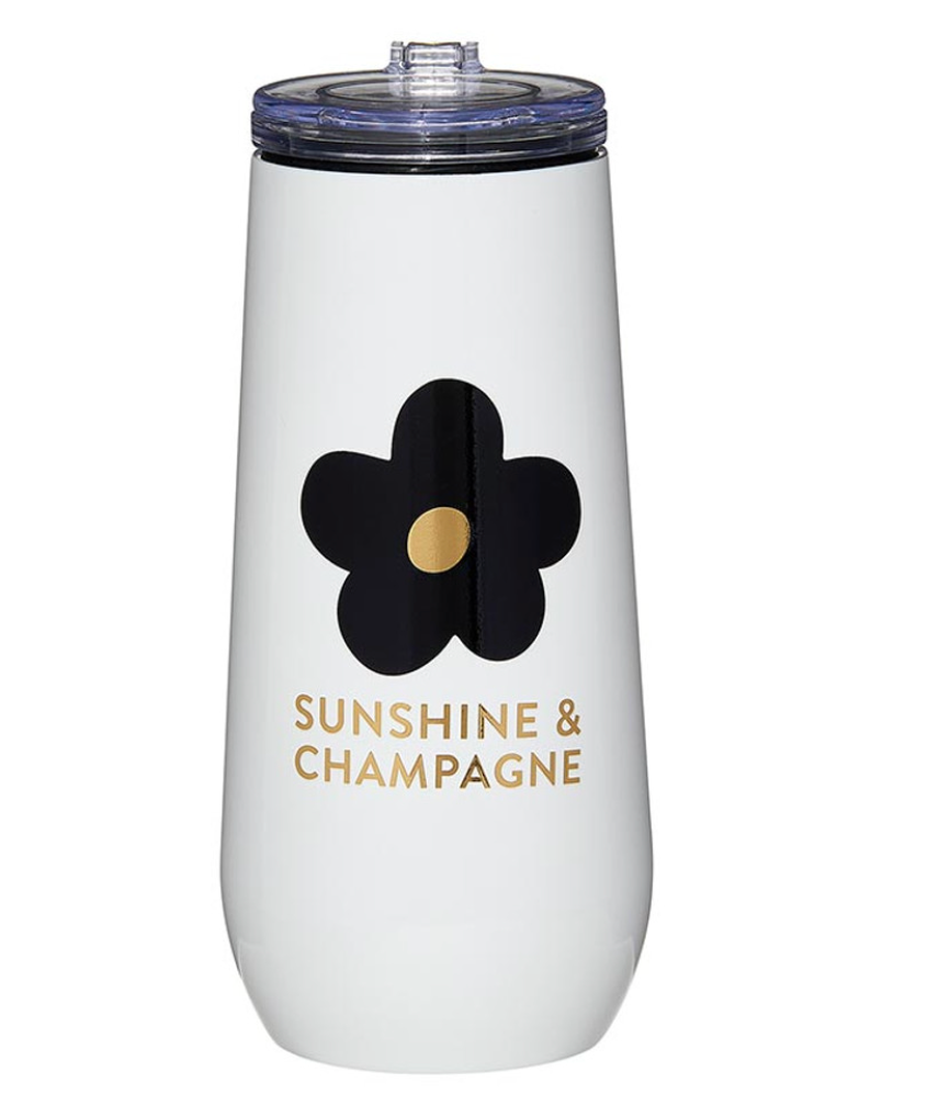 Sunshine and Champagne flute