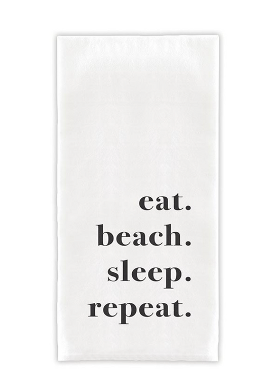 Eat. Beach. Sleep. Repeat - Towel