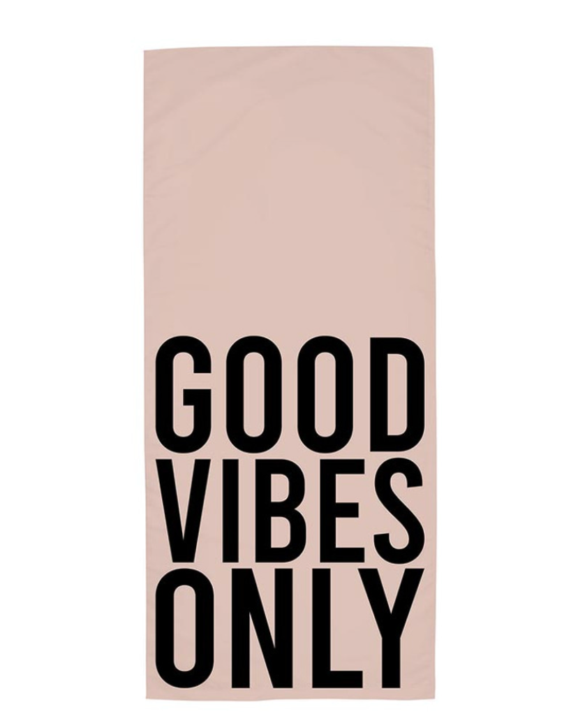 Quick Dry Oversized Beach Towel - Good Vibes Only