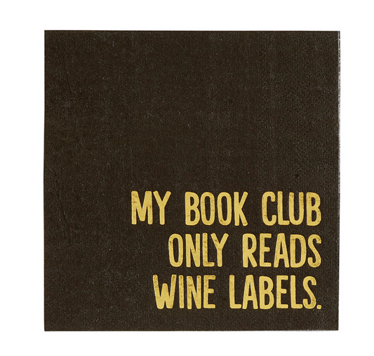 Book Club Cocktail Napkin