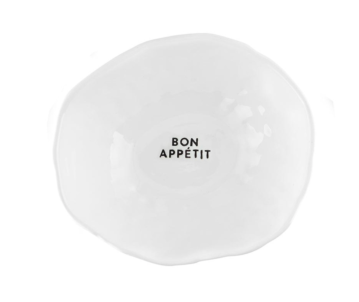 Ceramic Bowl - Bon Appetit