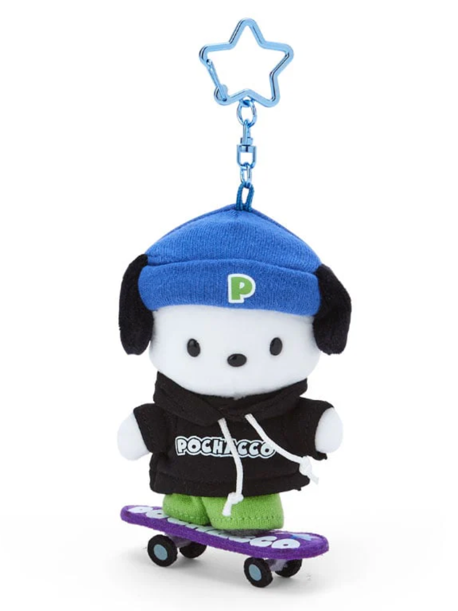 Pochacco Plush Mascot Keychain